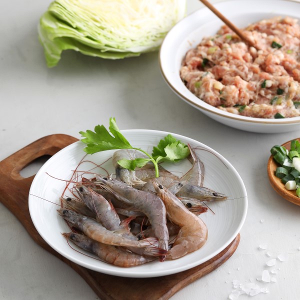 鮮蝦高麗菜水餃(經濟包約30粒裝)